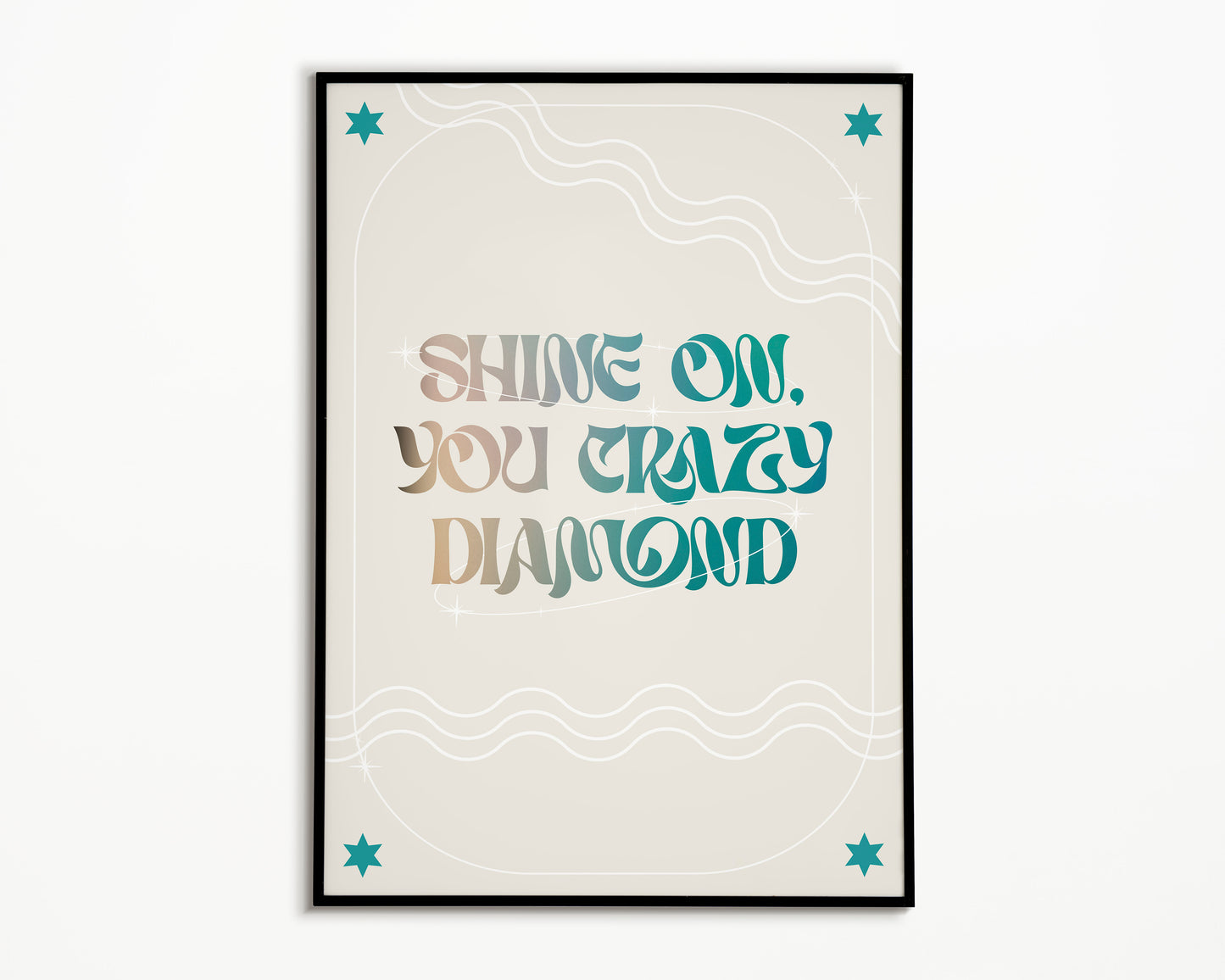 Crazy Diamond Pink Floyd Print