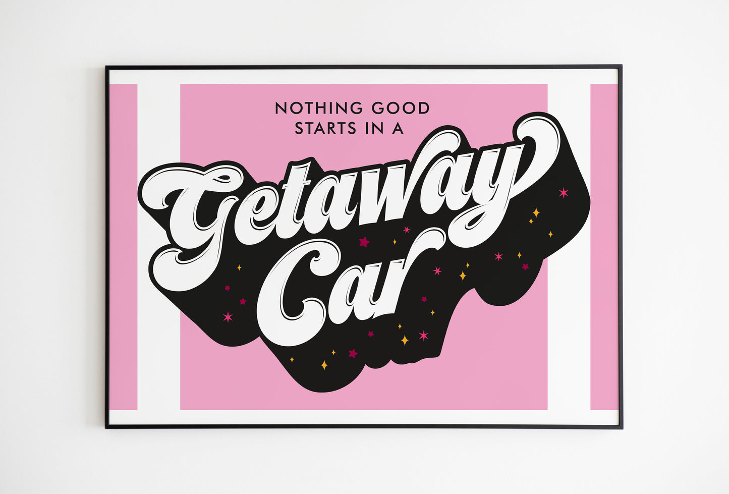 Getaway Care Taylor Swift Print