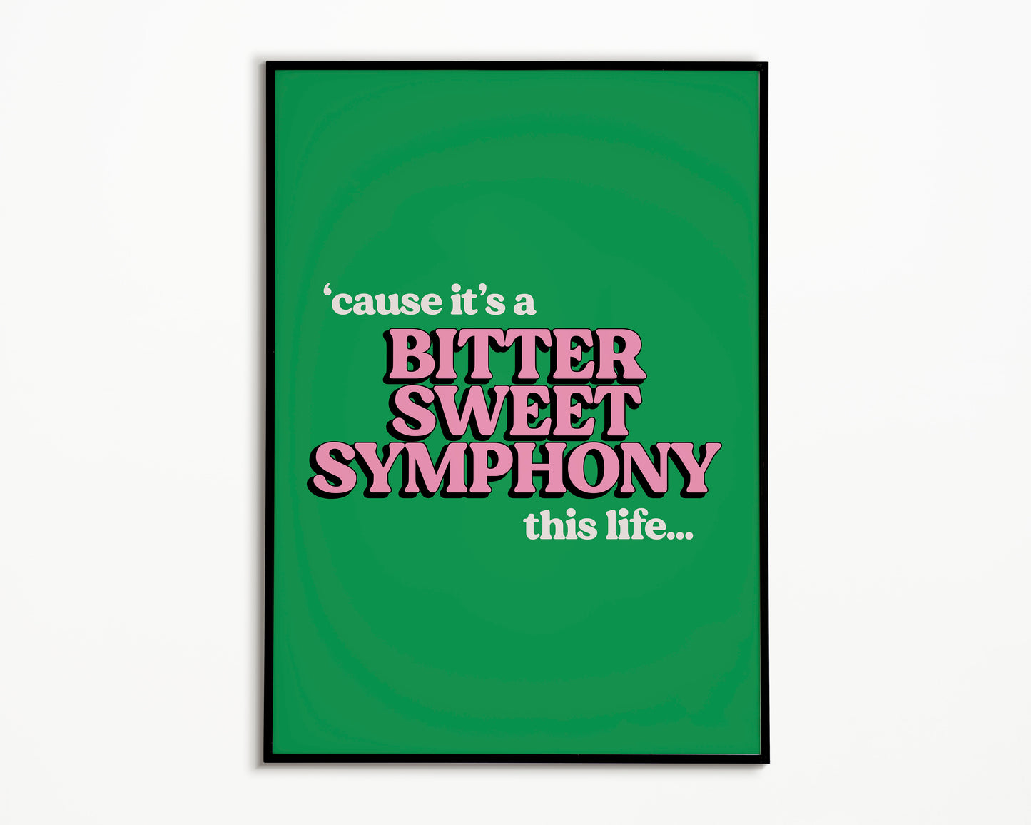 Bittersweet Symphony The Verve Richard Ashcroft Print