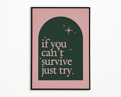 I Always Wanna Die (Sometimes) The 1975 Print