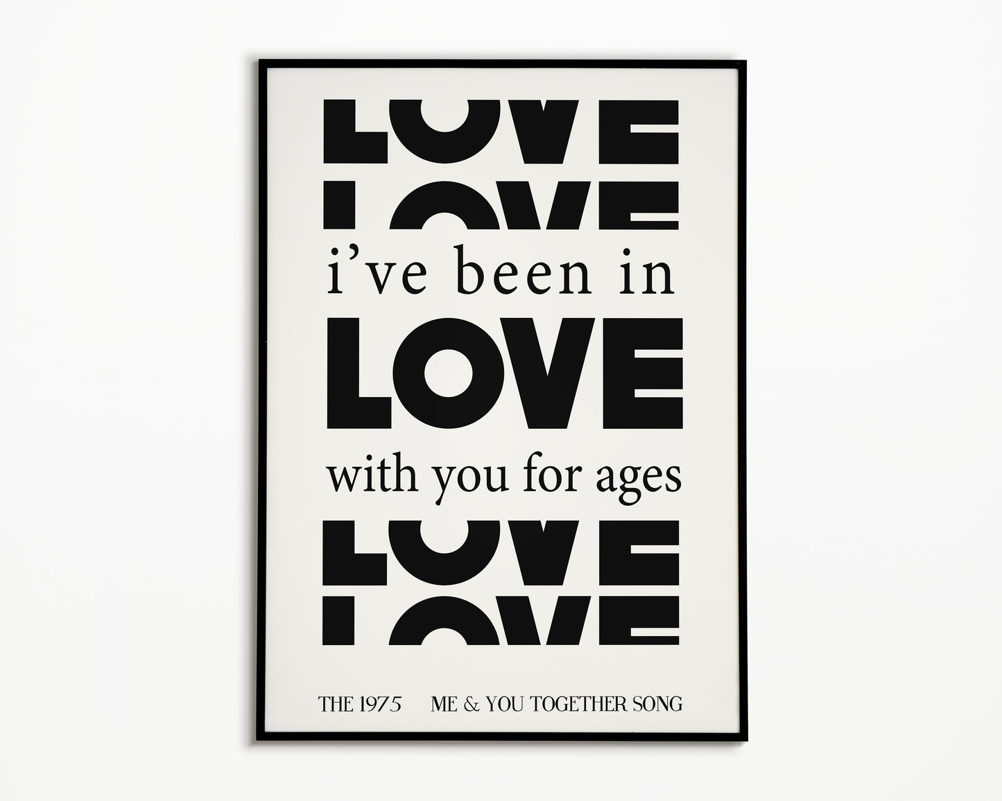 Me & You Together Song The 1975 Print