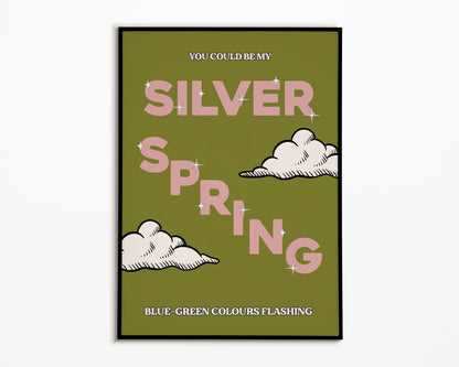 Silver Spring Fleetwood Mac Print