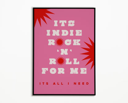Glamorous Indie Rock & Roll The Killers Print