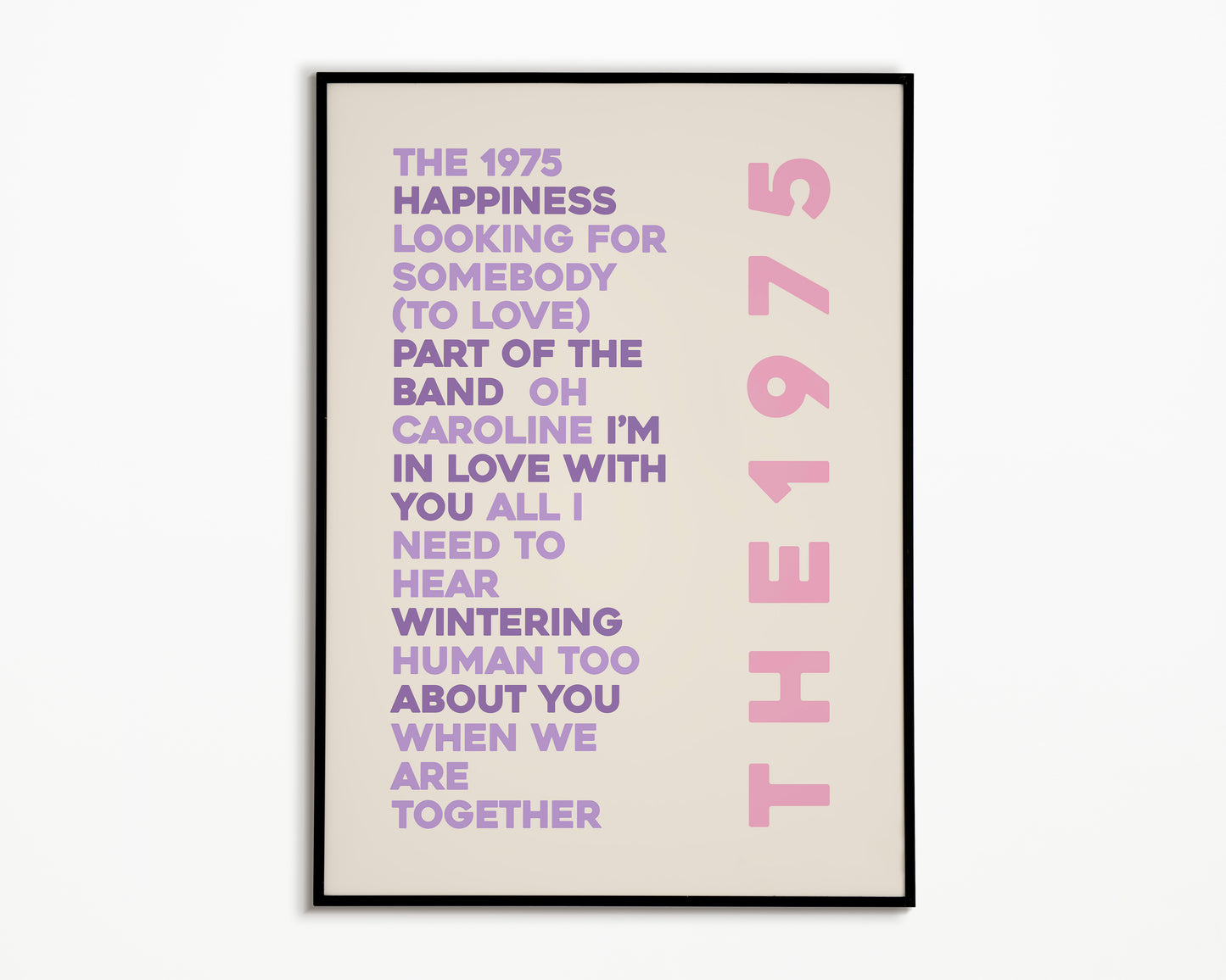 BFIAFL Album List The 1975 Print