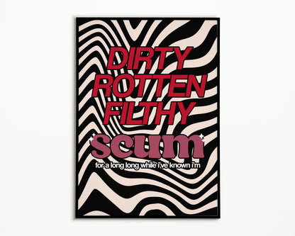 I'm Scum IDLES Print