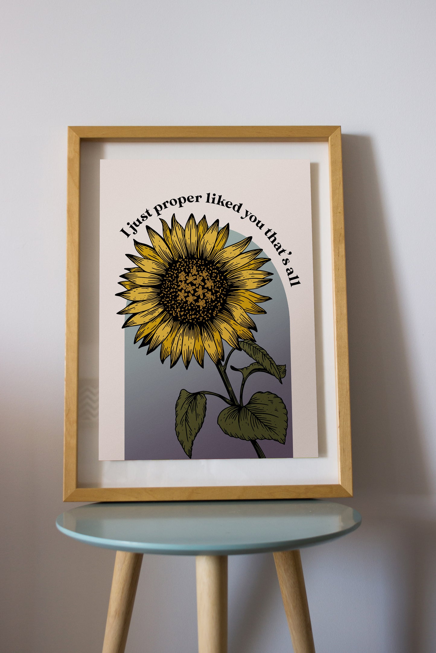 Sunflower The Courteeners Print