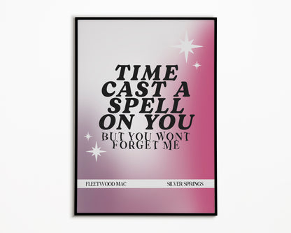 Silver Spring Fleetwood Mac Print