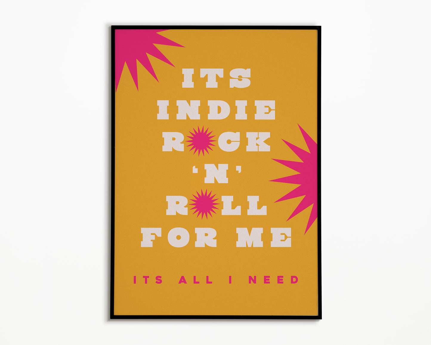 Glamorous Indie Rock & Roll The Killers Print