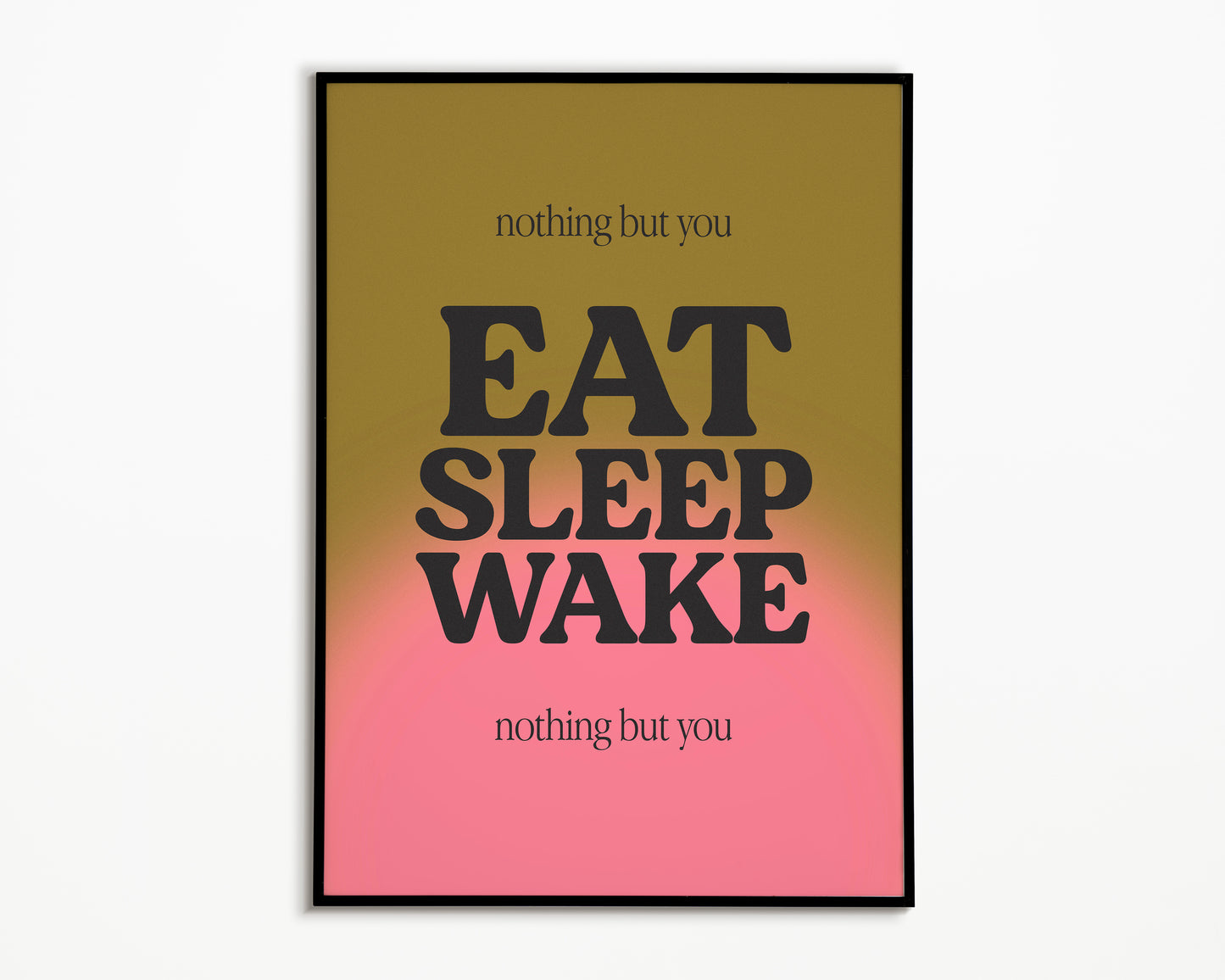 Eat, Sleep, Wake (Nothing But You) Bombay Bicycle Club Print