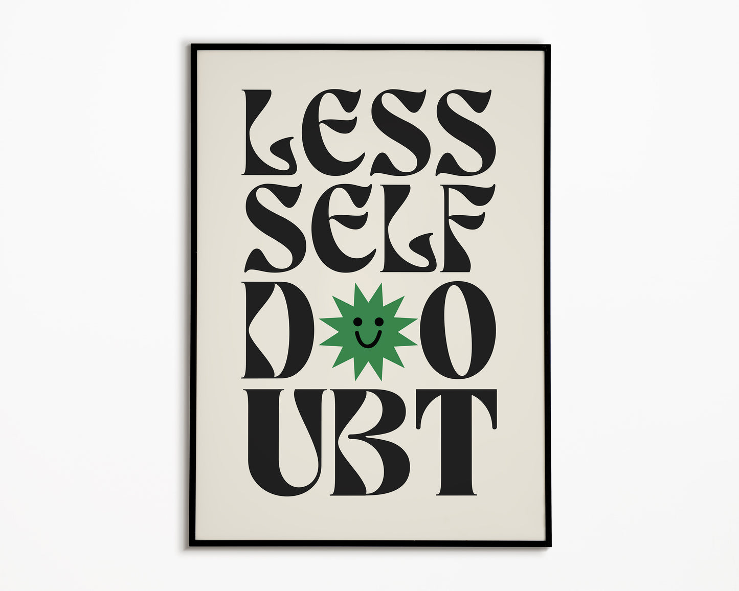 Less Self Doubt Print