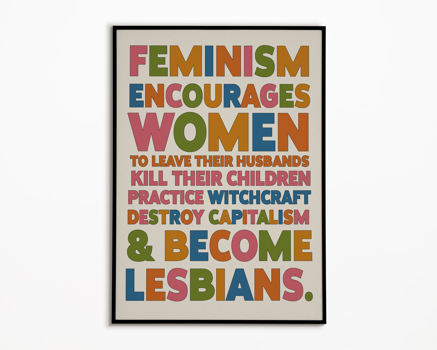 FEMINISM IS (not...) Print