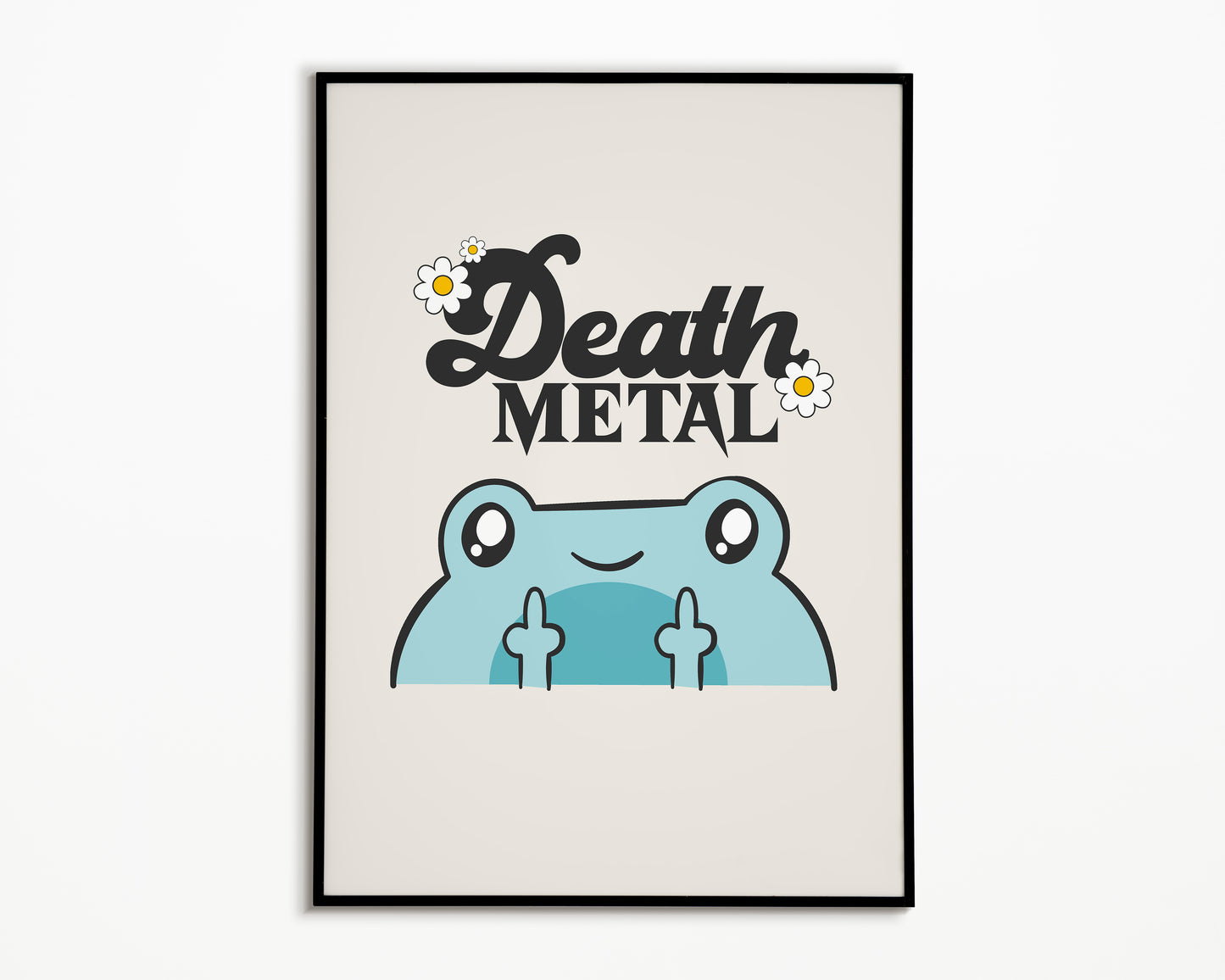 Death Metal Froggy Print