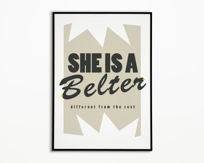 Belter Gerry Cinnamon Print