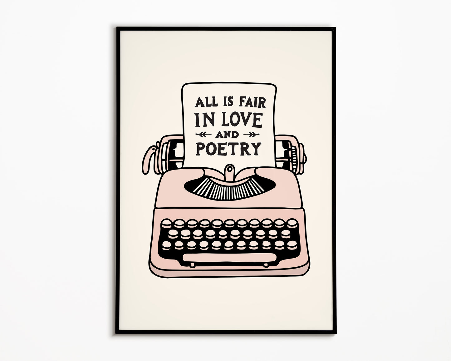 All Is Fair In Love And Poetry Taylor Swift Print