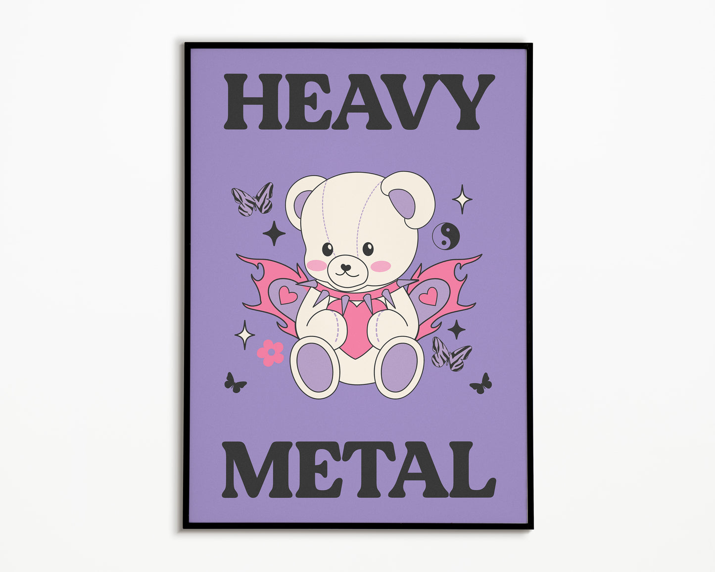 Heavy Metal Bear Print