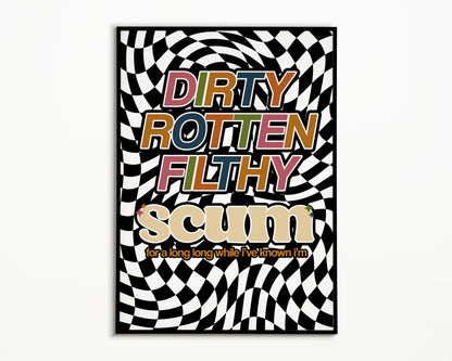 I'm Scum IDLES Print