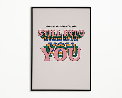 Still Into You Paramore Print