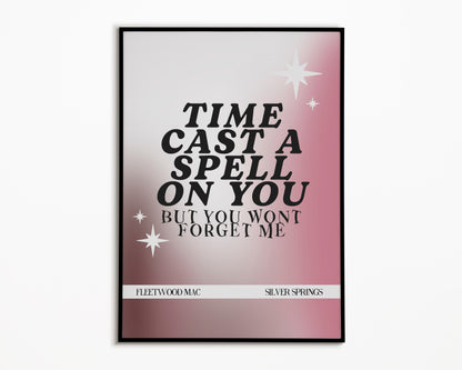 Silver Spring Fleetwood Mac Print