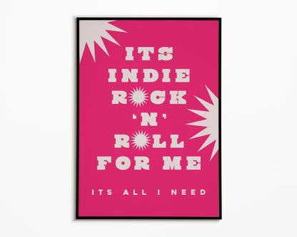 Glamorous Indie Rock & Roll The Killers Print