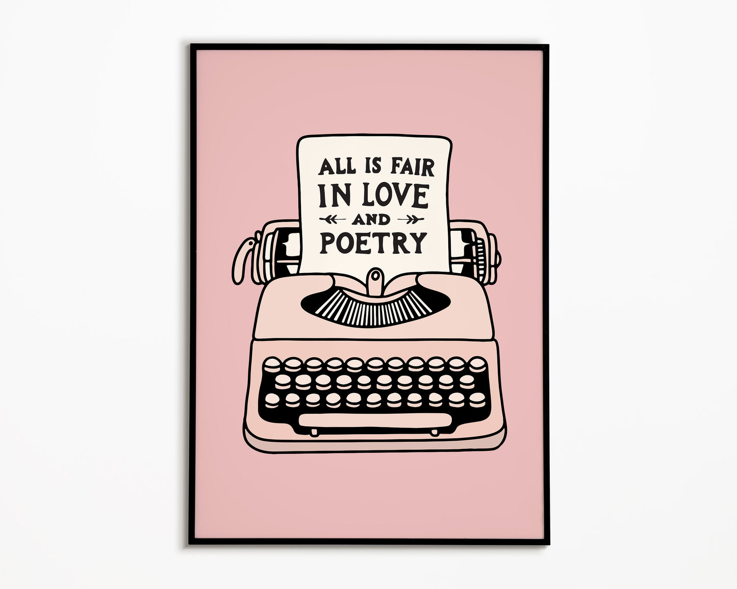 All Is Fair In Love And Poetry Taylor Swift Print