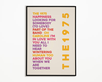 BFIAFL Album List The 1975 Print