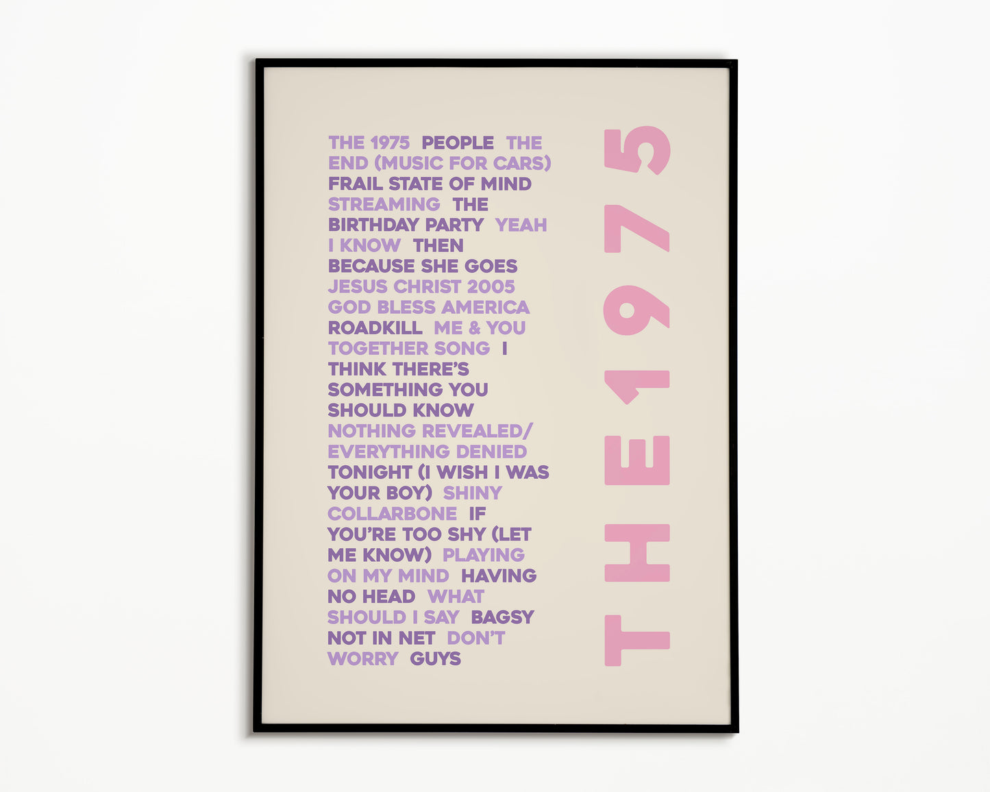 NOACF Album List The 1975 Print