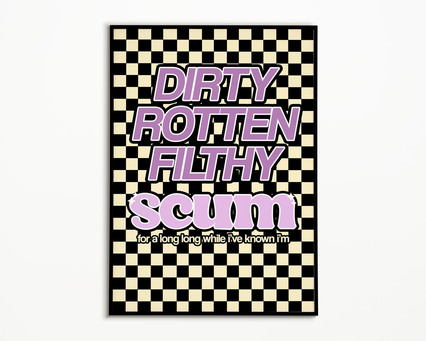 I'm Scum IDLES Print