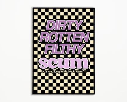I'm Scum IDLES Print