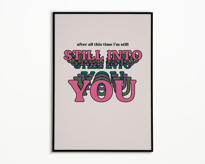 Still Into You Paramore Print