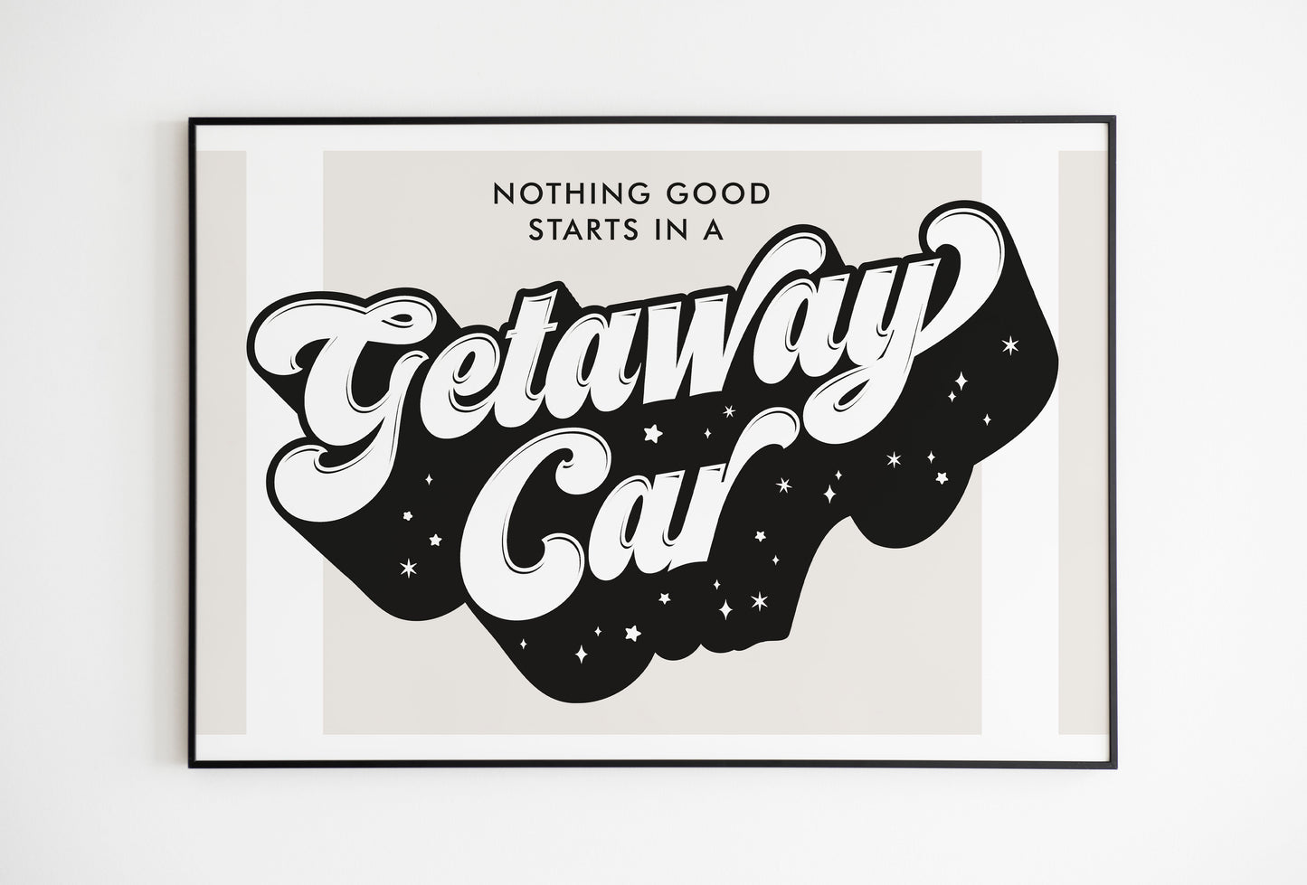 Getaway Care Taylor Swift Print