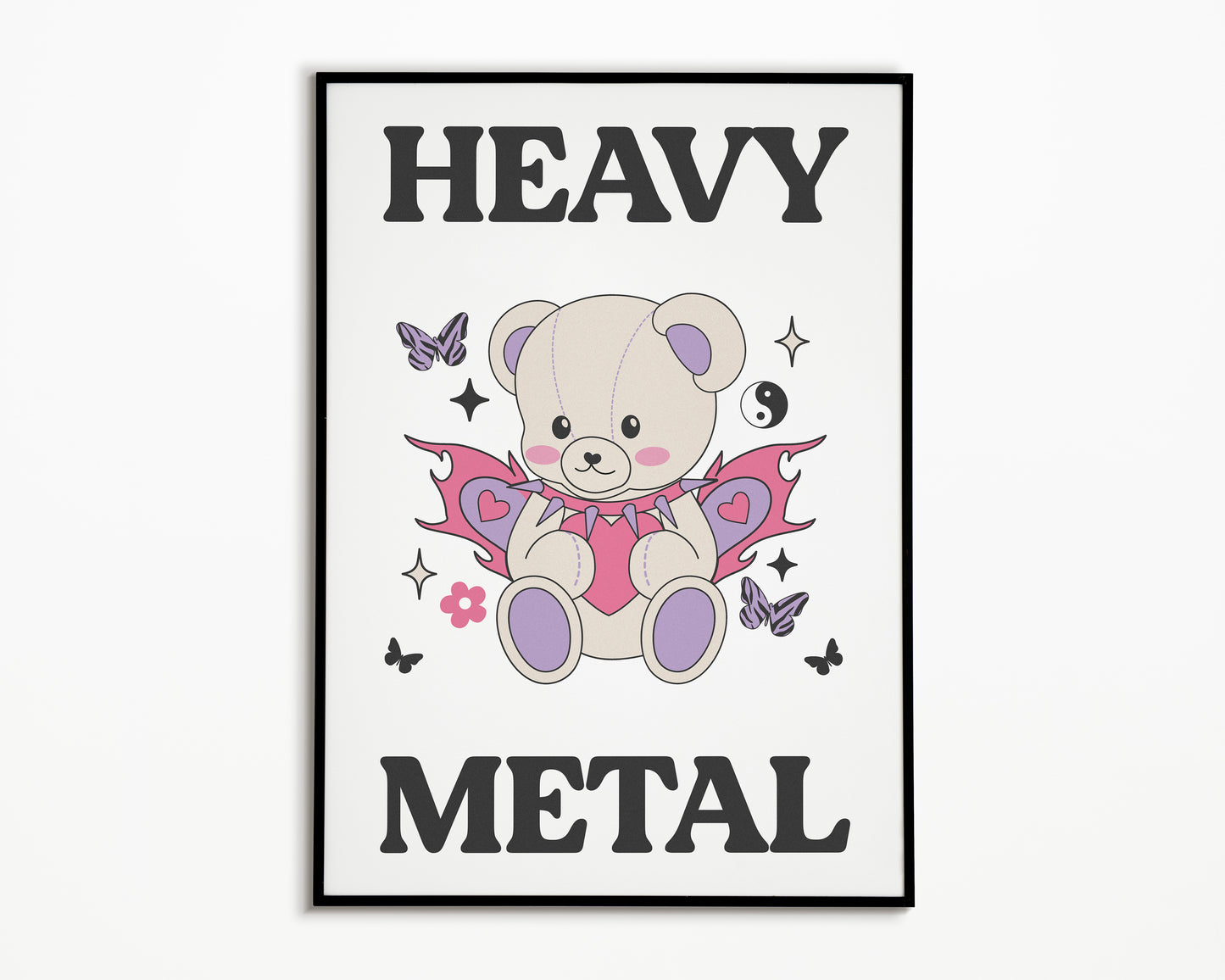 Heavy Metal Bear Print