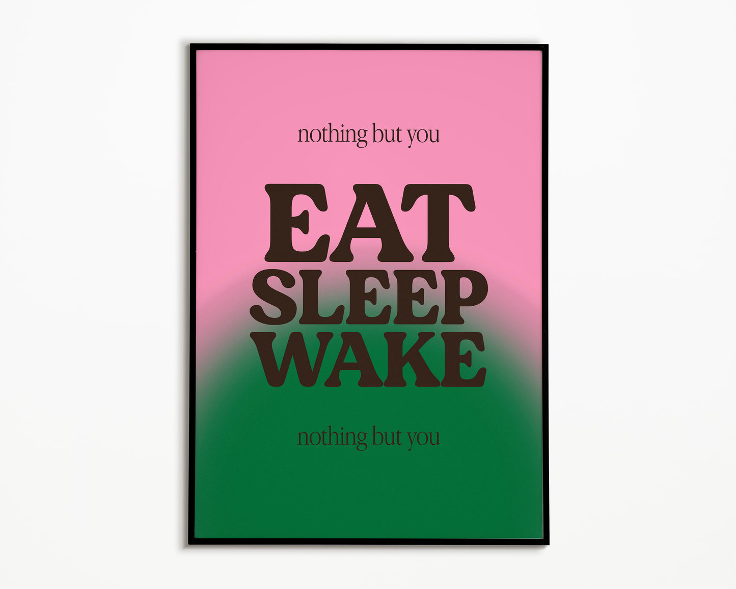 Eat, Sleep, Wake (Nothing But You) Bombay Bicycle Club Print