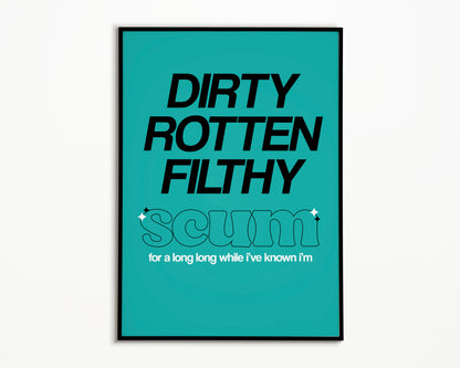 I'm Scum IDLES Print