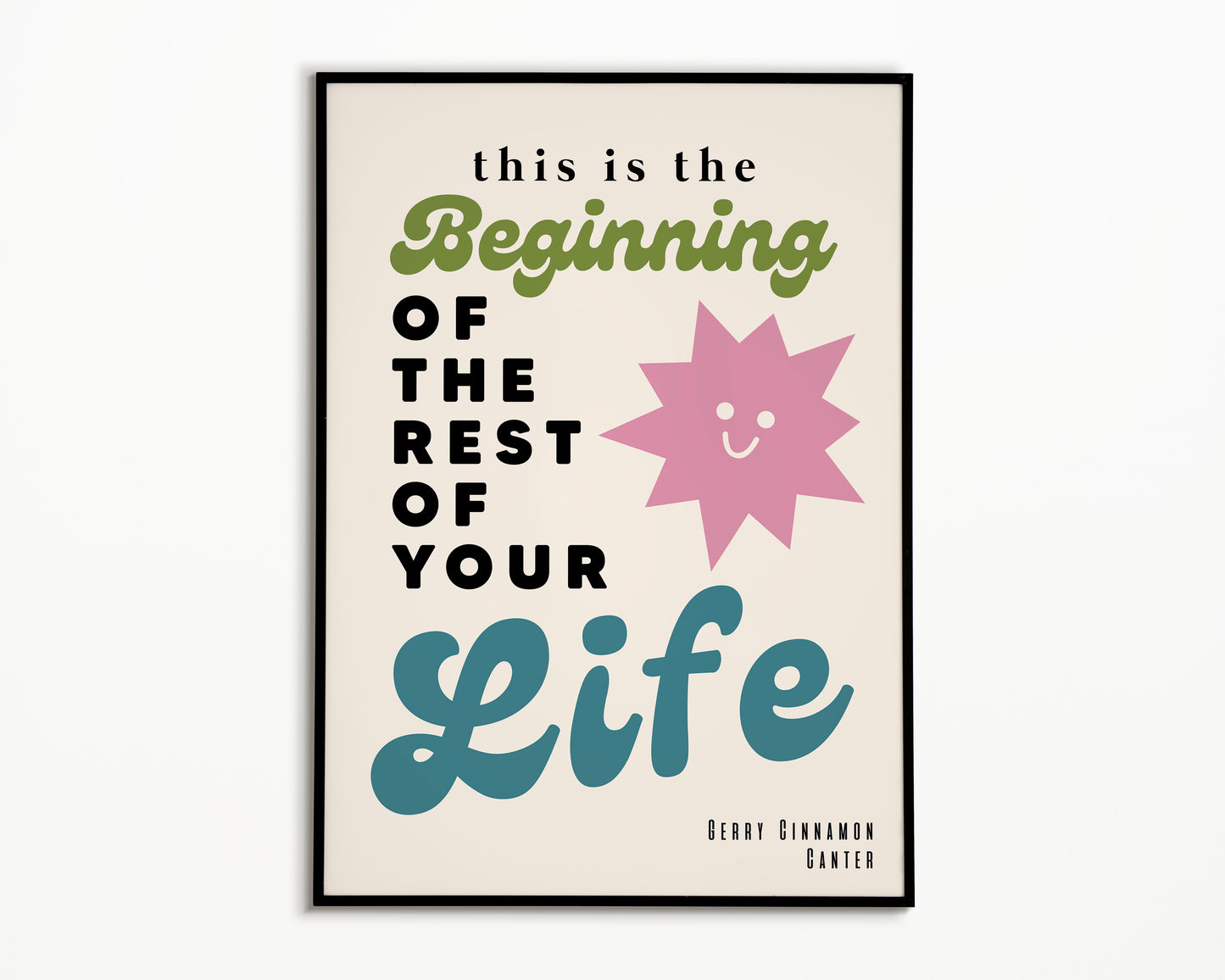 Canter Gerry Cinnamon Print