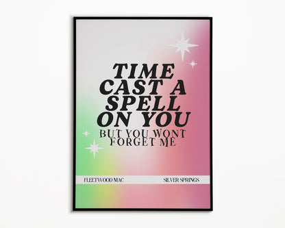 Silver Spring Fleetwood Mac Print