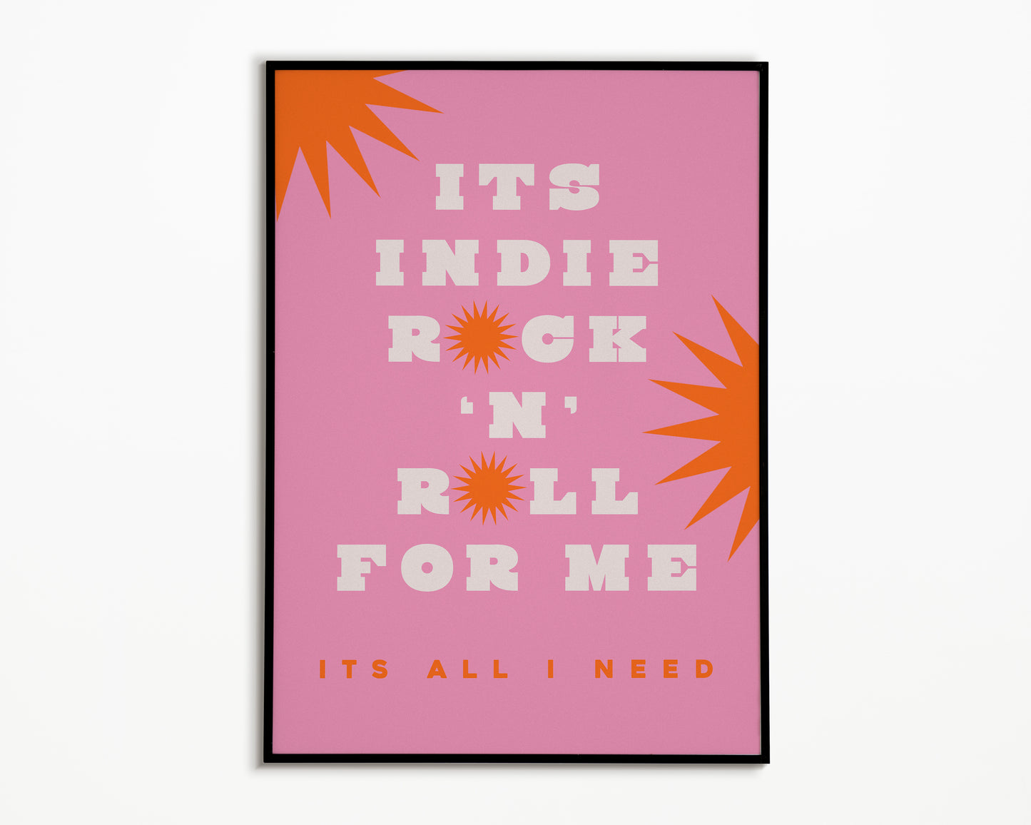 Glamorous Indie Rock & Roll The Killers Print