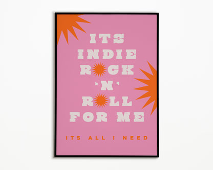 Glamorous Indie Rock & Roll The Killers Print