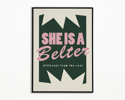 Belter Gerry Cinnamon Print