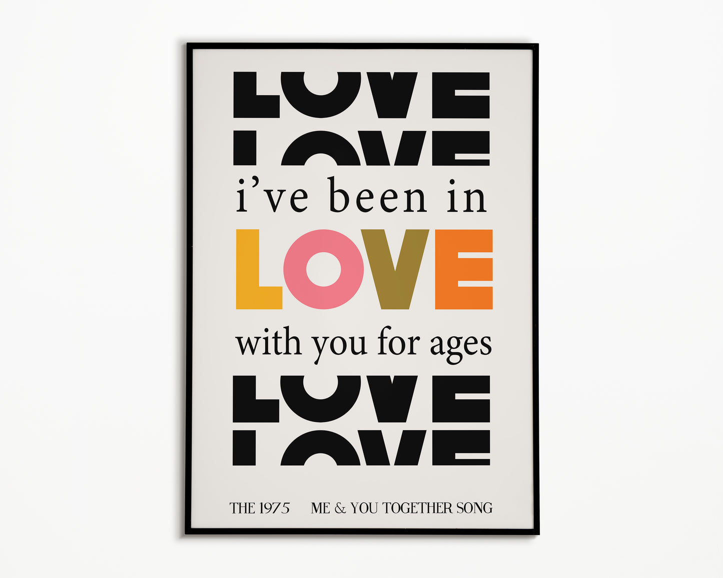 Me & You Together Song The 1975 Print