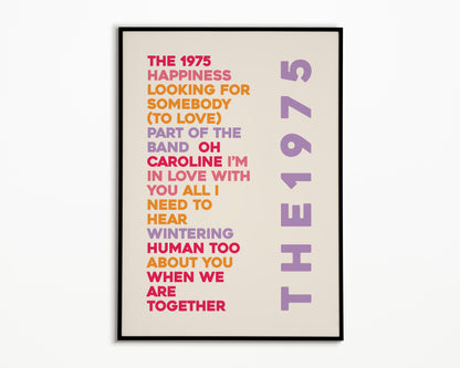 BFIAFL Album List The 1975 Print