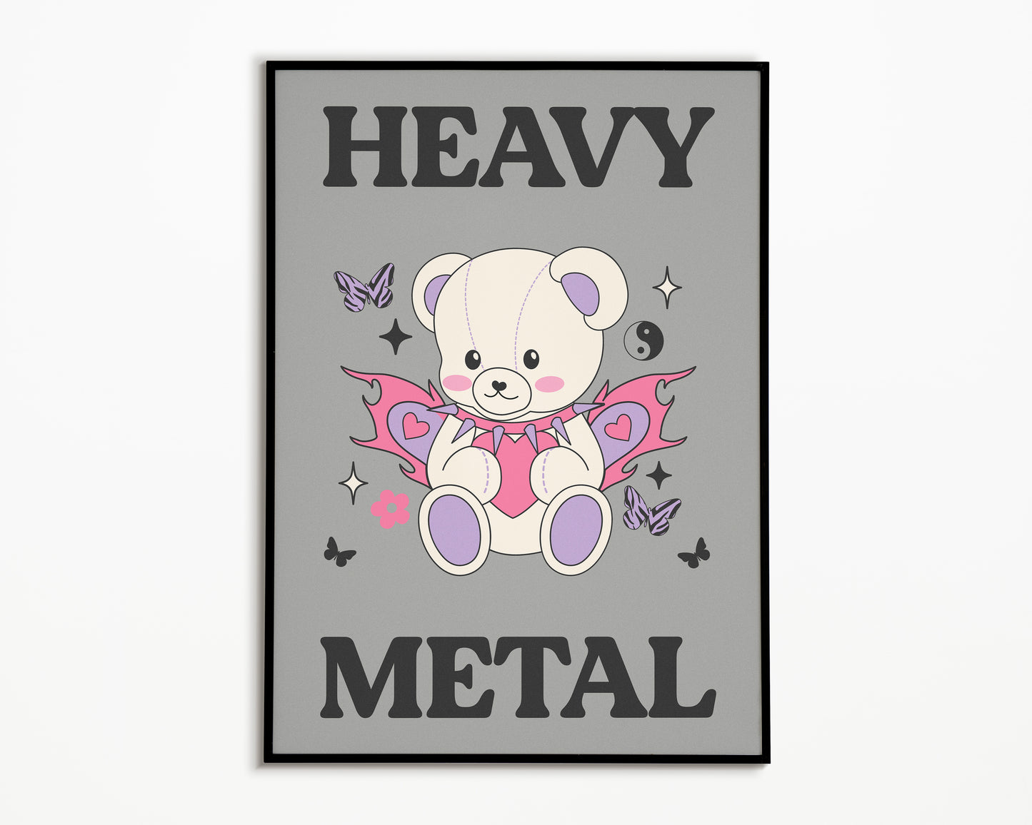 Heavy Metal Bear Print