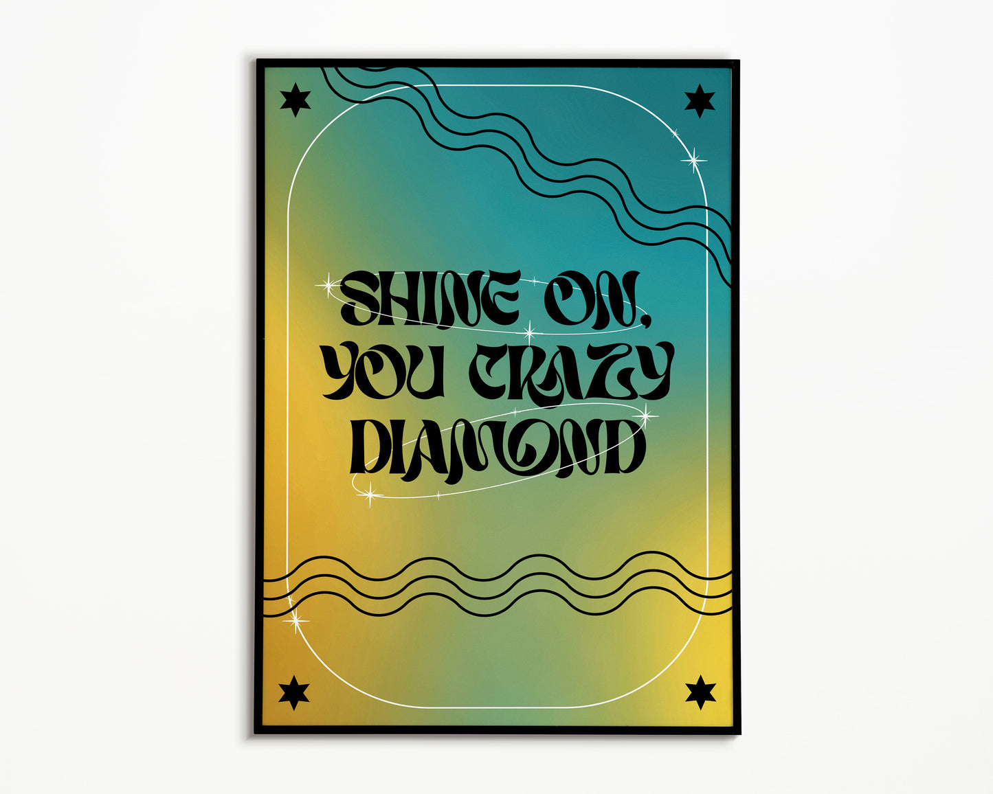 Crazy Diamond Pink Floyd Print