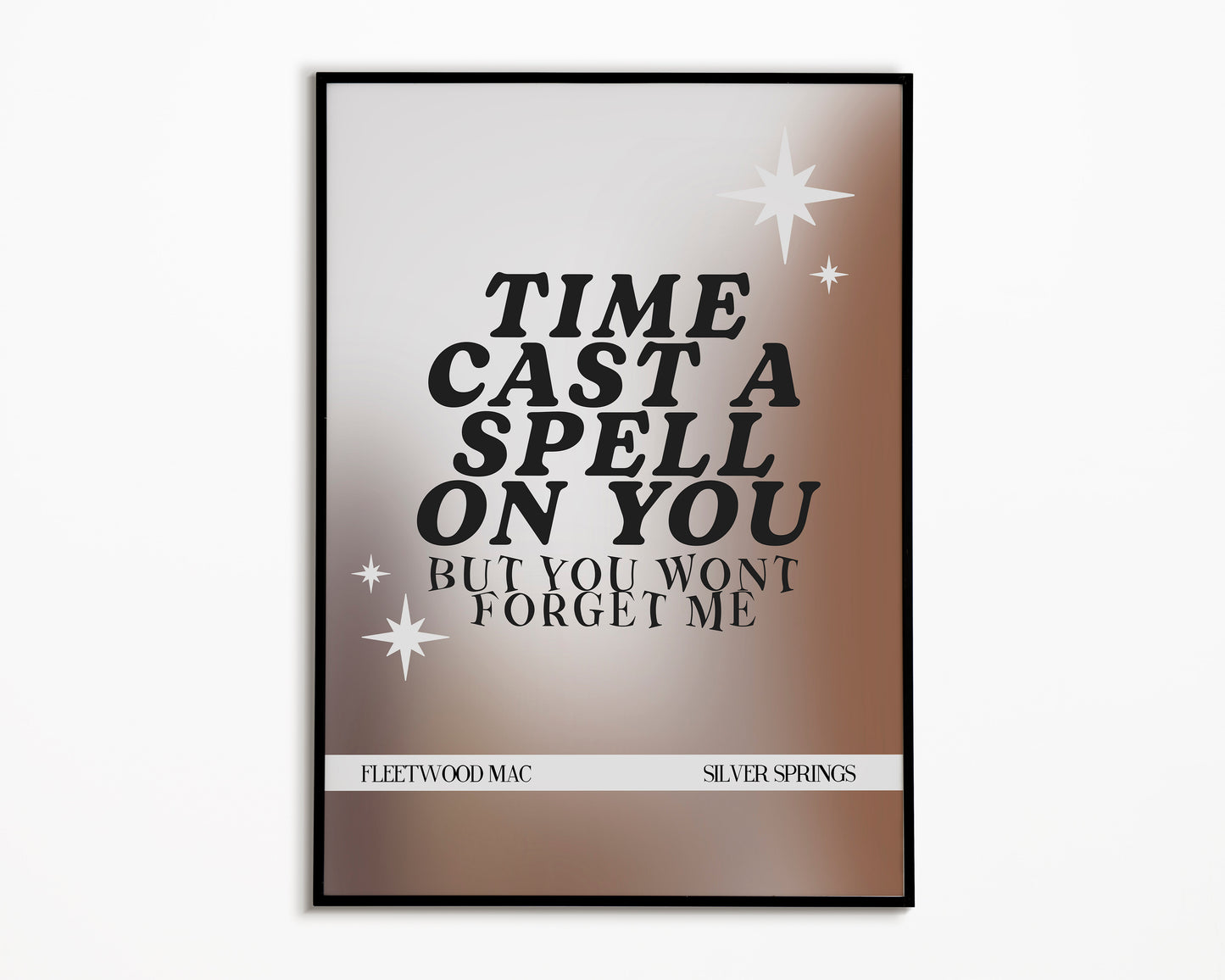 Silver Spring Fleetwood Mac Print