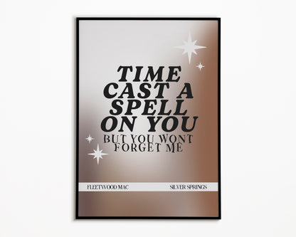 Silver Spring Fleetwood Mac Print