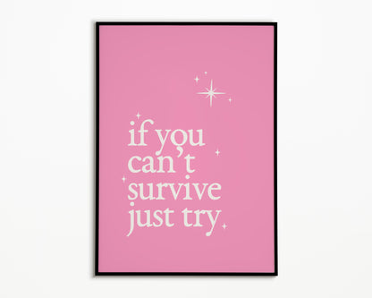 I Always Wanna Die (Sometimes) The 1975 Print