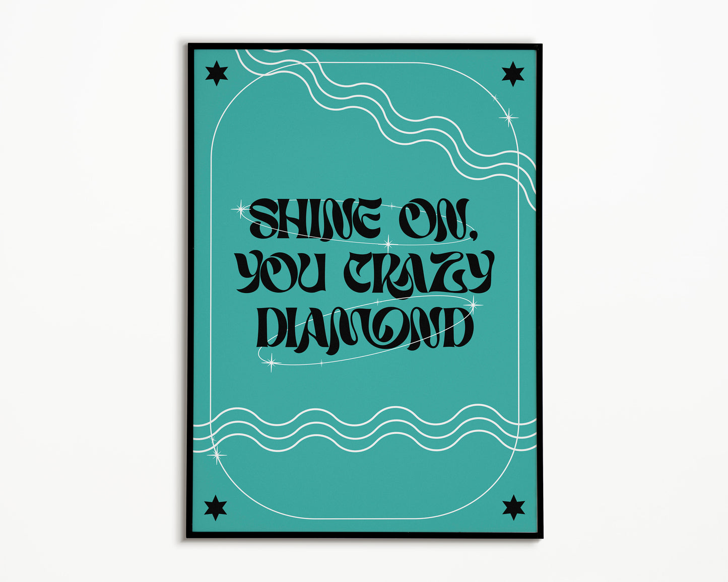 Crazy Diamond Pink Floyd Print