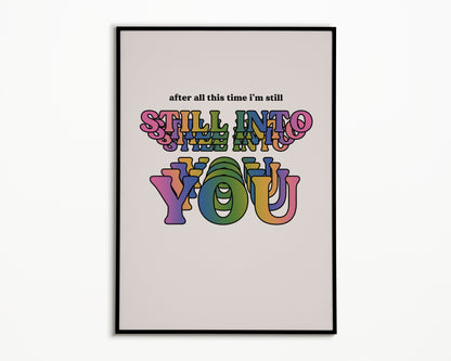 Still Into You Paramore Print