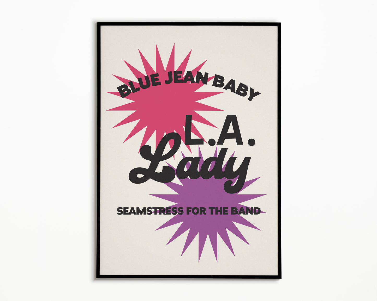 Tiny Dancer Elton John Print