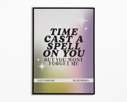 Silver Spring Fleetwood Mac Print