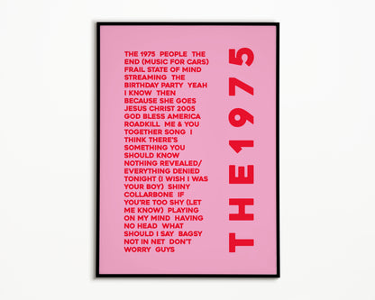 NOACF Album List The 1975 Print